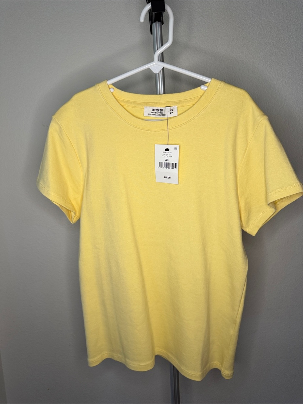 Cotton On -90s Baby Tee/Short Sleeve Tee - Light Yellow